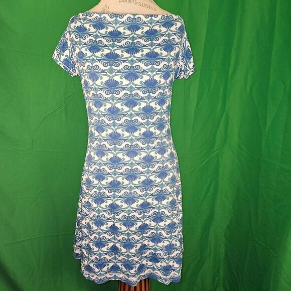 Title Nine Womens Blue Green‎ Majestic Dress Small - Picture 1 of 5